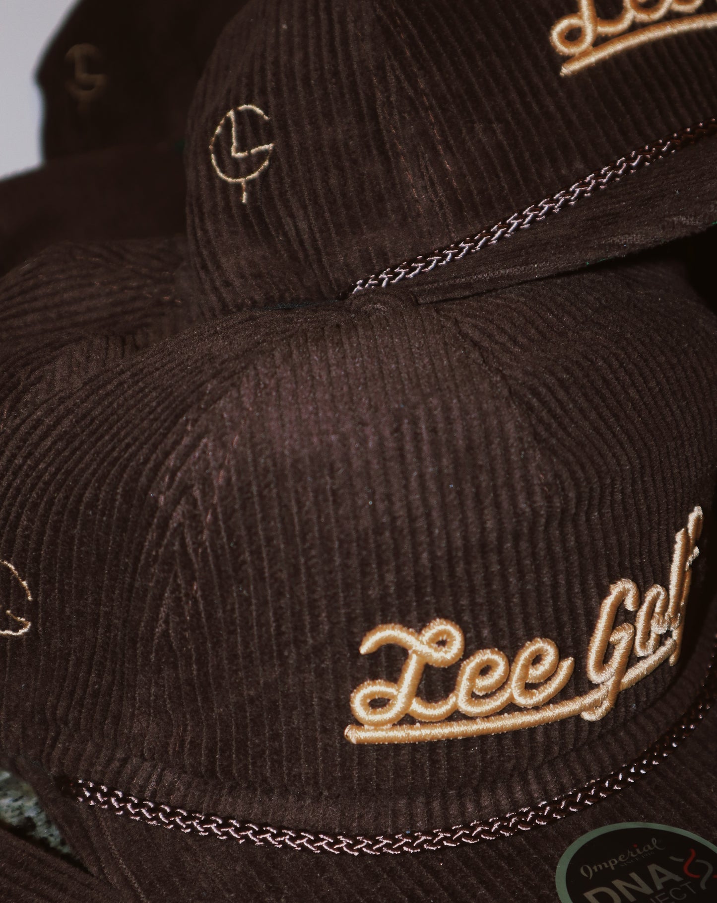 Lee Golf Corduroy Brown Hat